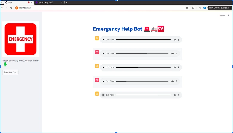 Voice Bot Output